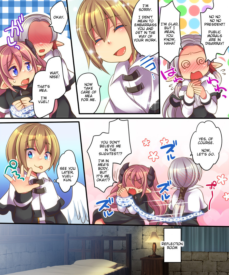 Hentai Manga Comic-Angel-kun and Succubus-chan are Swapped-Read-5